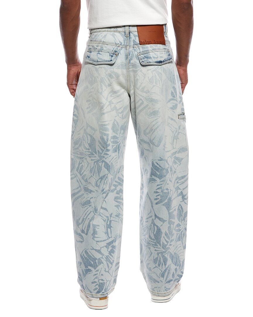 Palm Angels Light Wash Barrel Jean