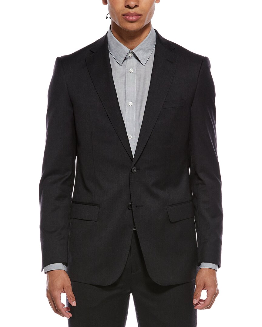 Zanetti 2pc Wool Suit with Flat Front Pant