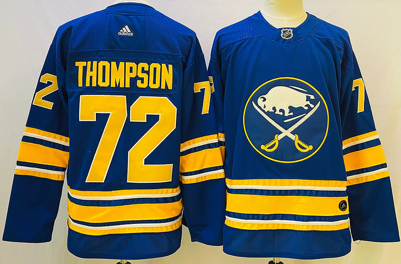 Men's Buffalo Sabres Tage Thompson #72 Royal Replica jersey