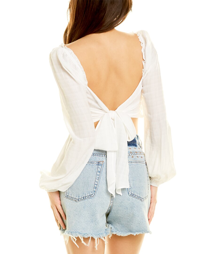Daisy Lane Smocked Tie-Back Top