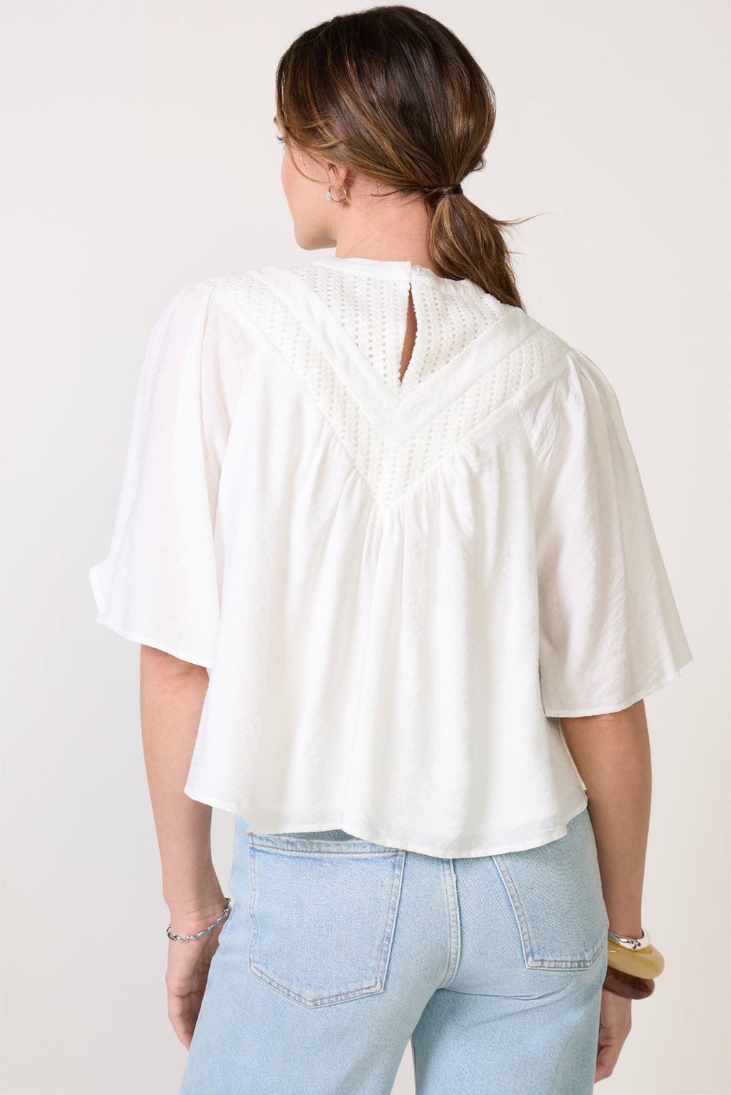 Women's Ashlynn Cutwork Blouse