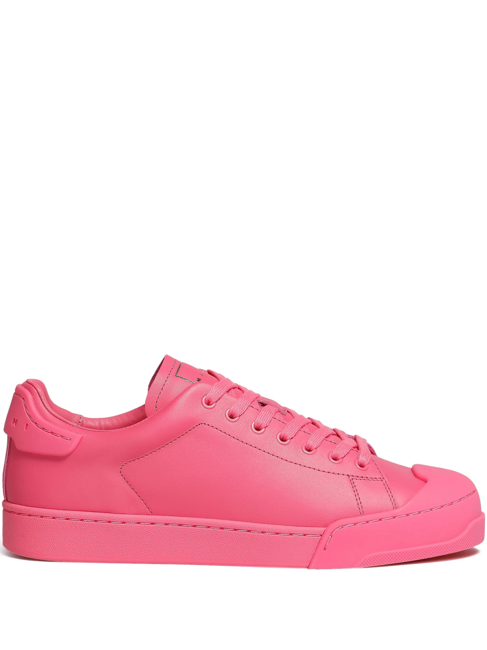 Marni Dada Bumper Low-Top Leather Sneakers - Pink