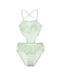 Splendid High-Neck Cutout One-Piece