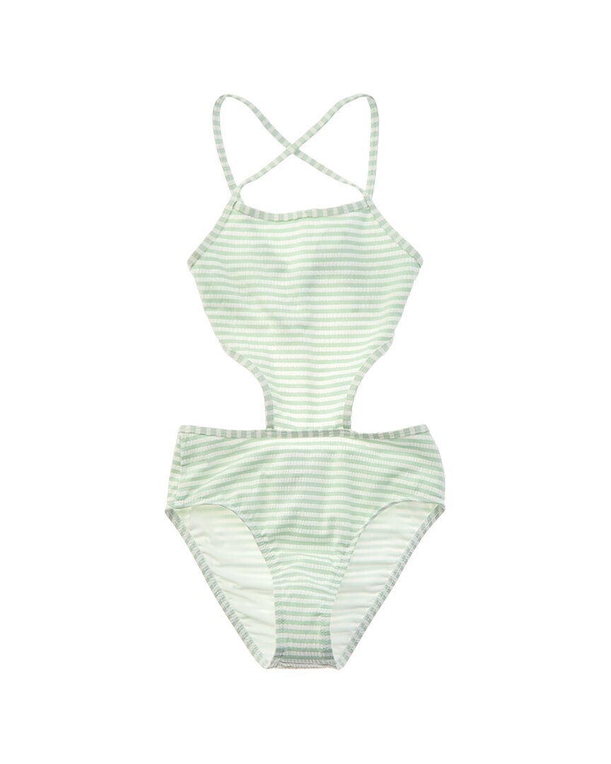 Splendid High-Neck Cutout One-Piece
