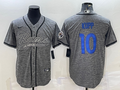 Men's Los Angeles Rams Cooper Kupp #10 Gray Game Jersey1 Joint Edition