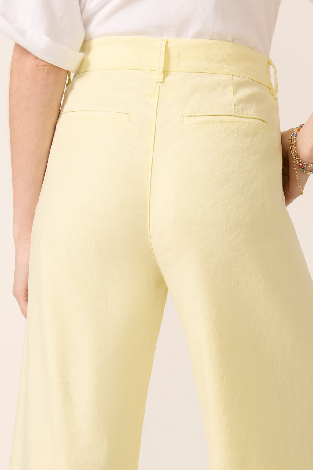Women's Joelle Stretch Linen Crop Pants