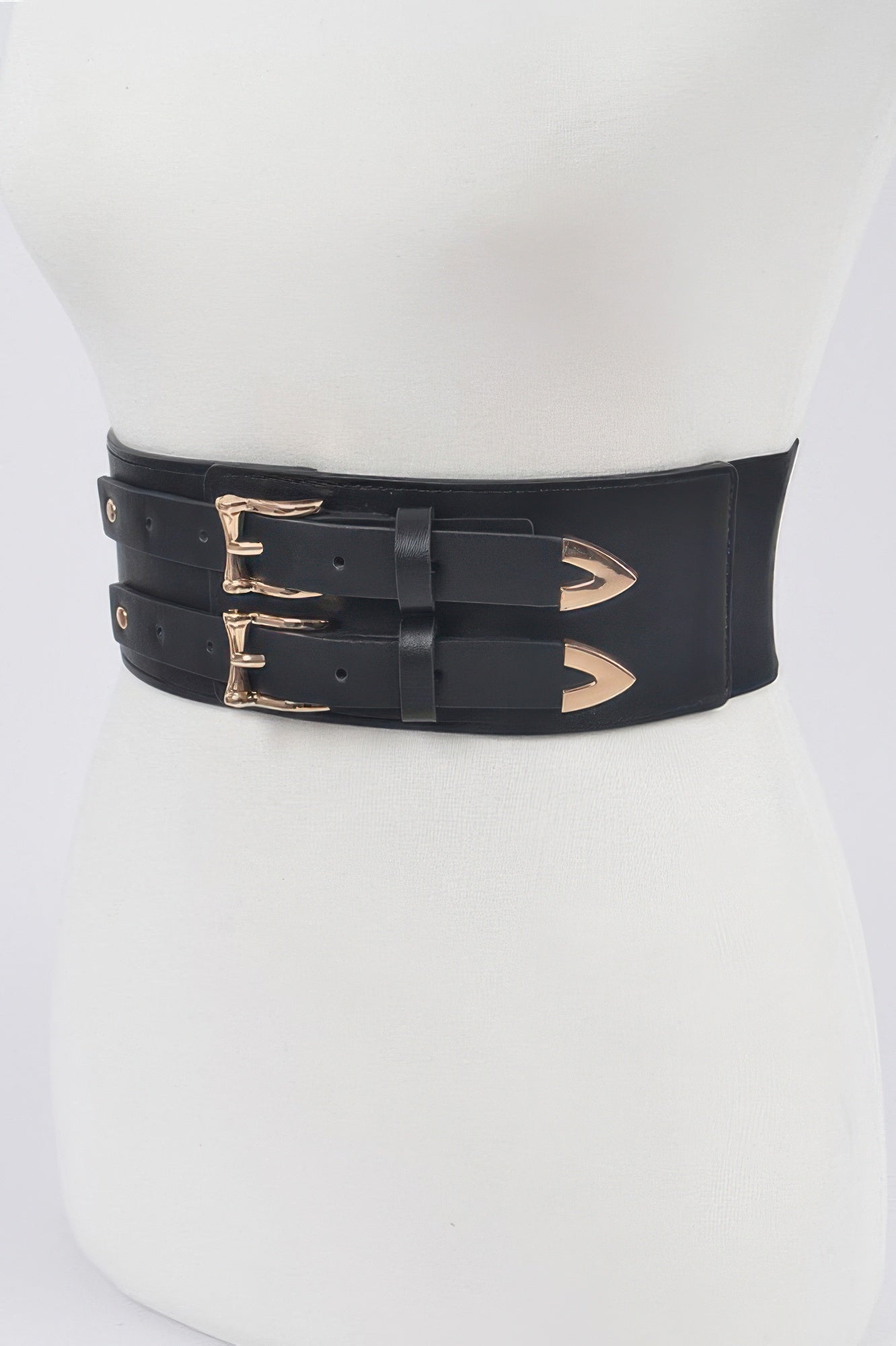 Corset Stretch Belt W Two Buckles