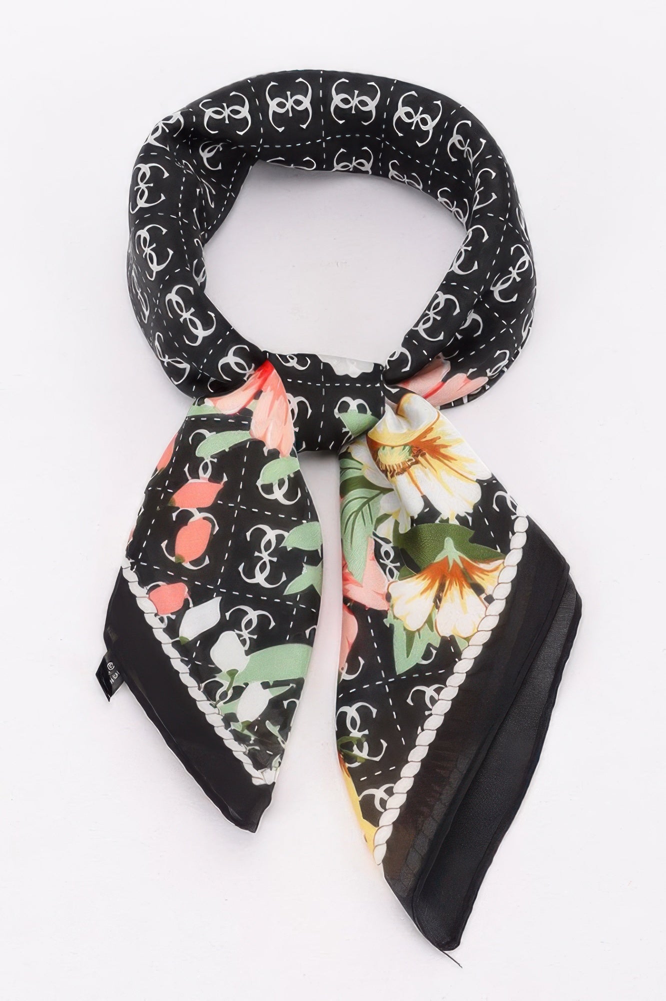Vibrant Floral Print Bandana for Everyday Charm