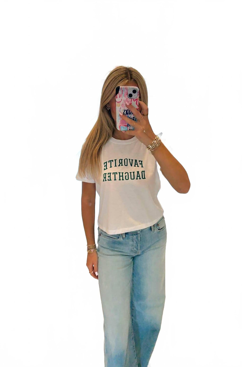 The Collegiate Tee In White