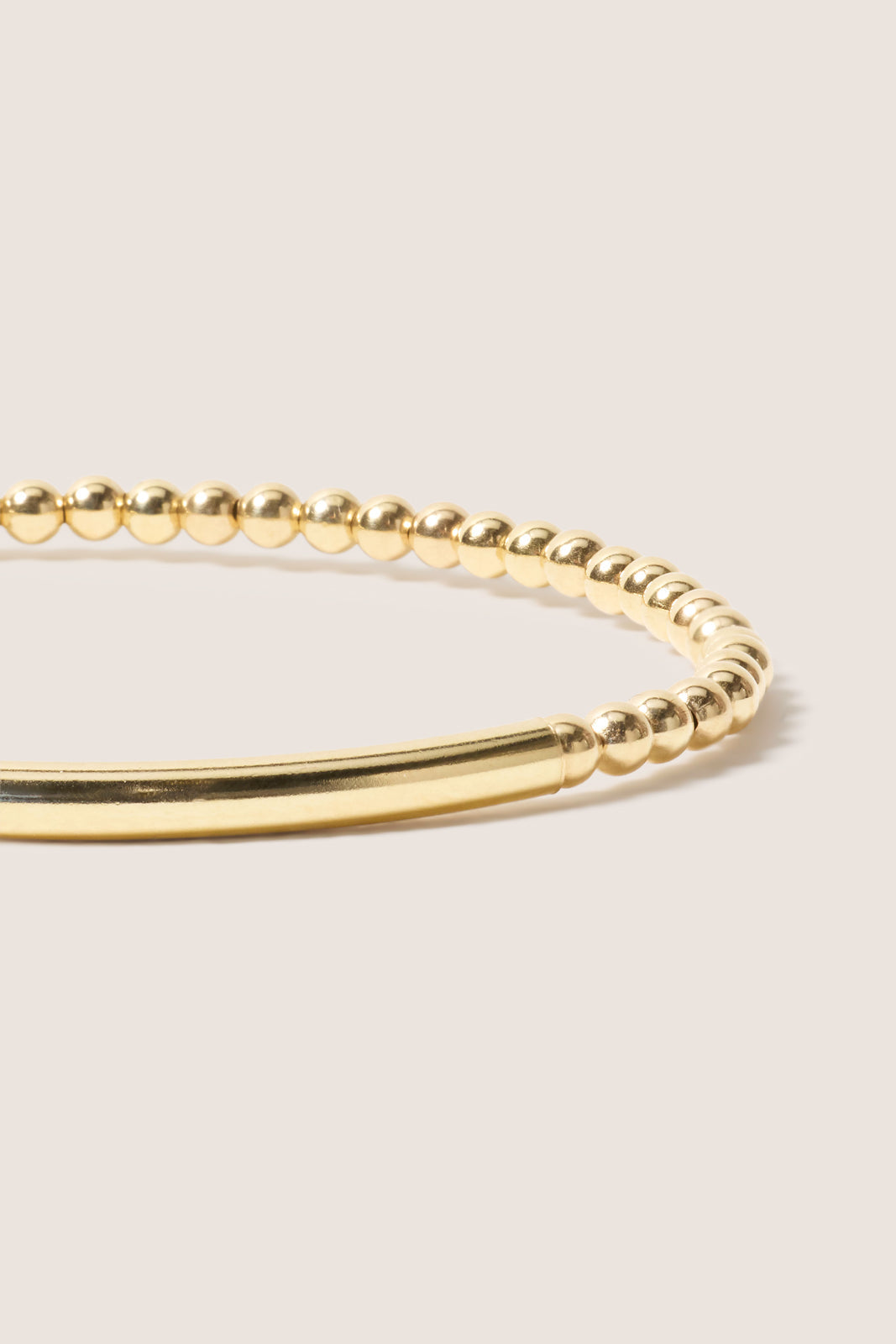 Women's Bliss Bar Smooth Gold 3mm Bracelet