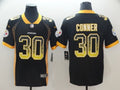 Men's Pittsburgh Steelers #30 James Conner Black Authentic Player Jersey1