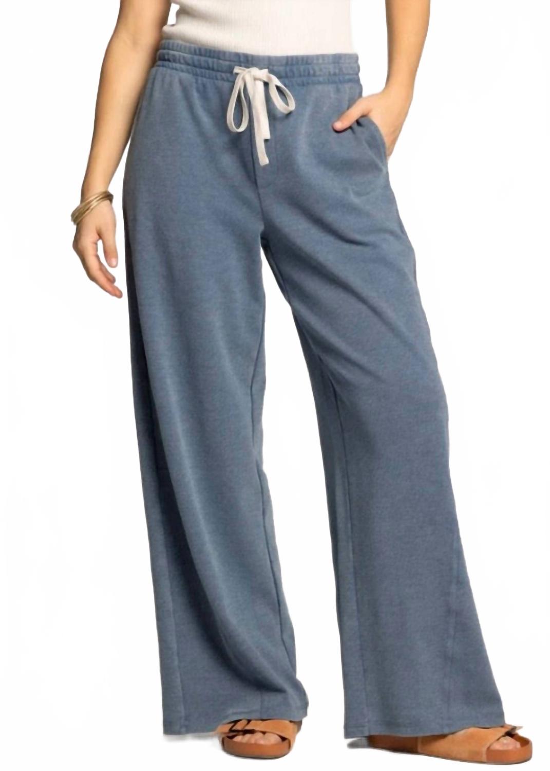 Washed Denim Nova Pants In Blue