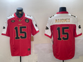 Men's Kansas City Chiefs Patrick Mahomes #15 Red Alternate Player Jersey1