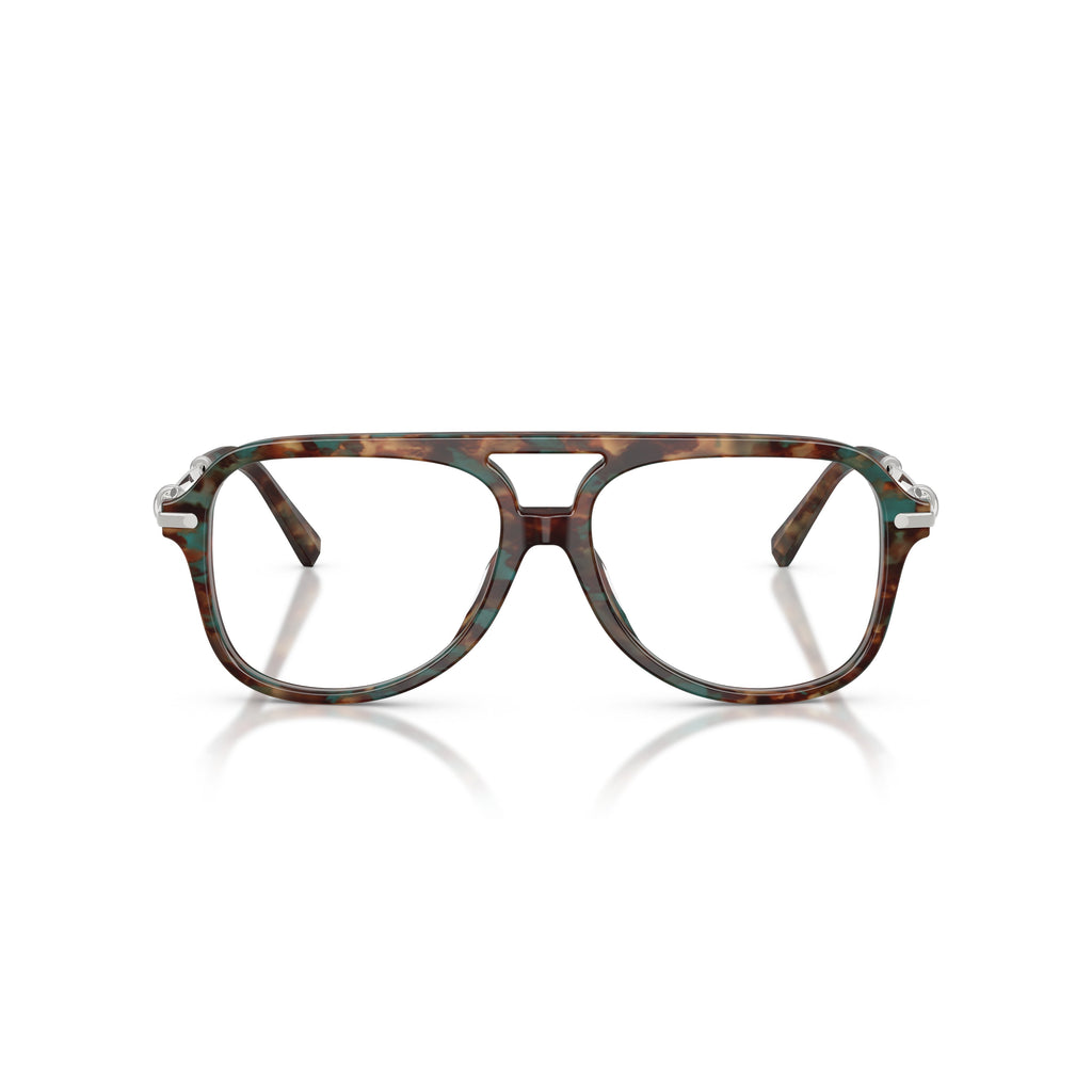 0Tf2283 Aviator-Style Eyeglasses with Tortoiseshell Acetate