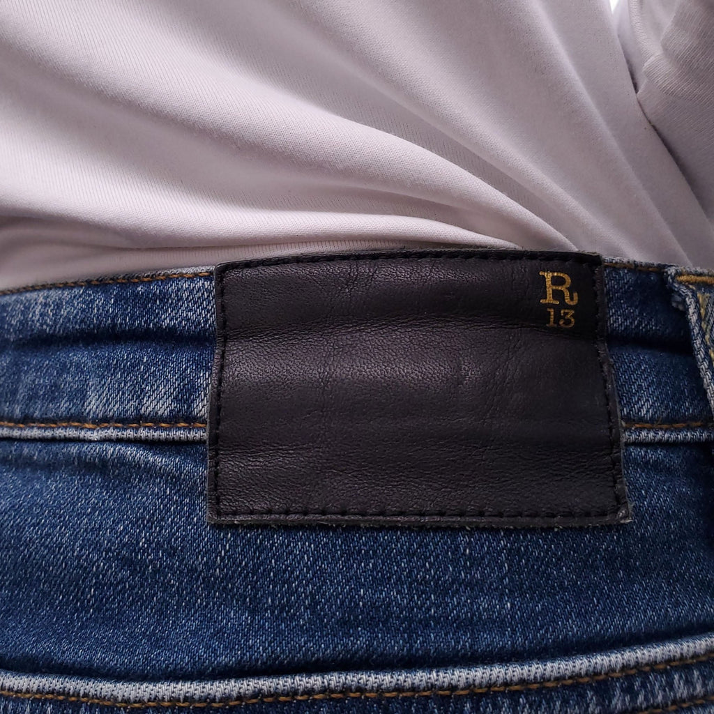 R13 'BOY SKINNY' JEANS - SIZE 31