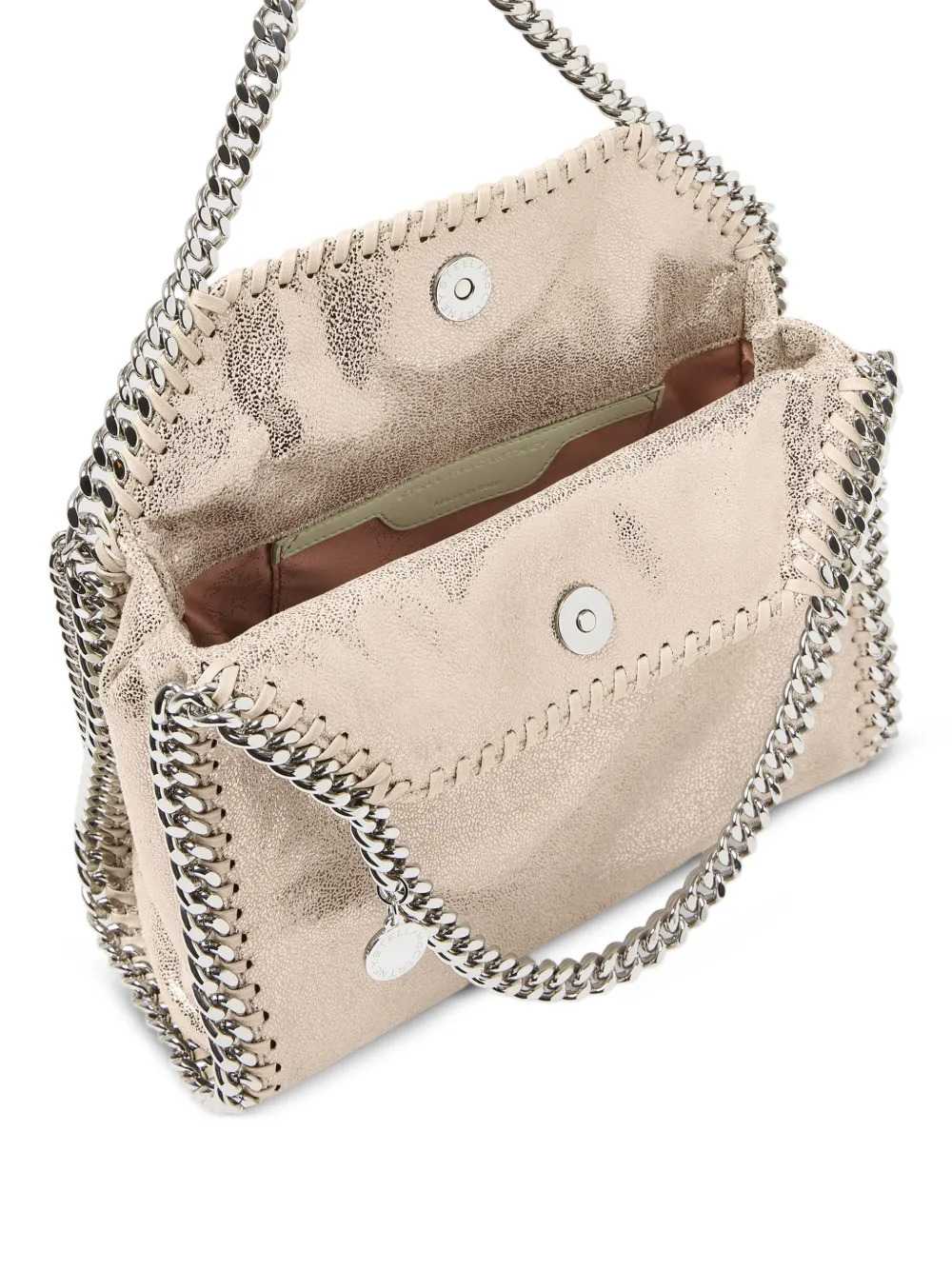 Stella Mccartney Women Falabella Metallic Tote Bag