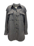Stella Mccartney Women Plaid Wool Shirt