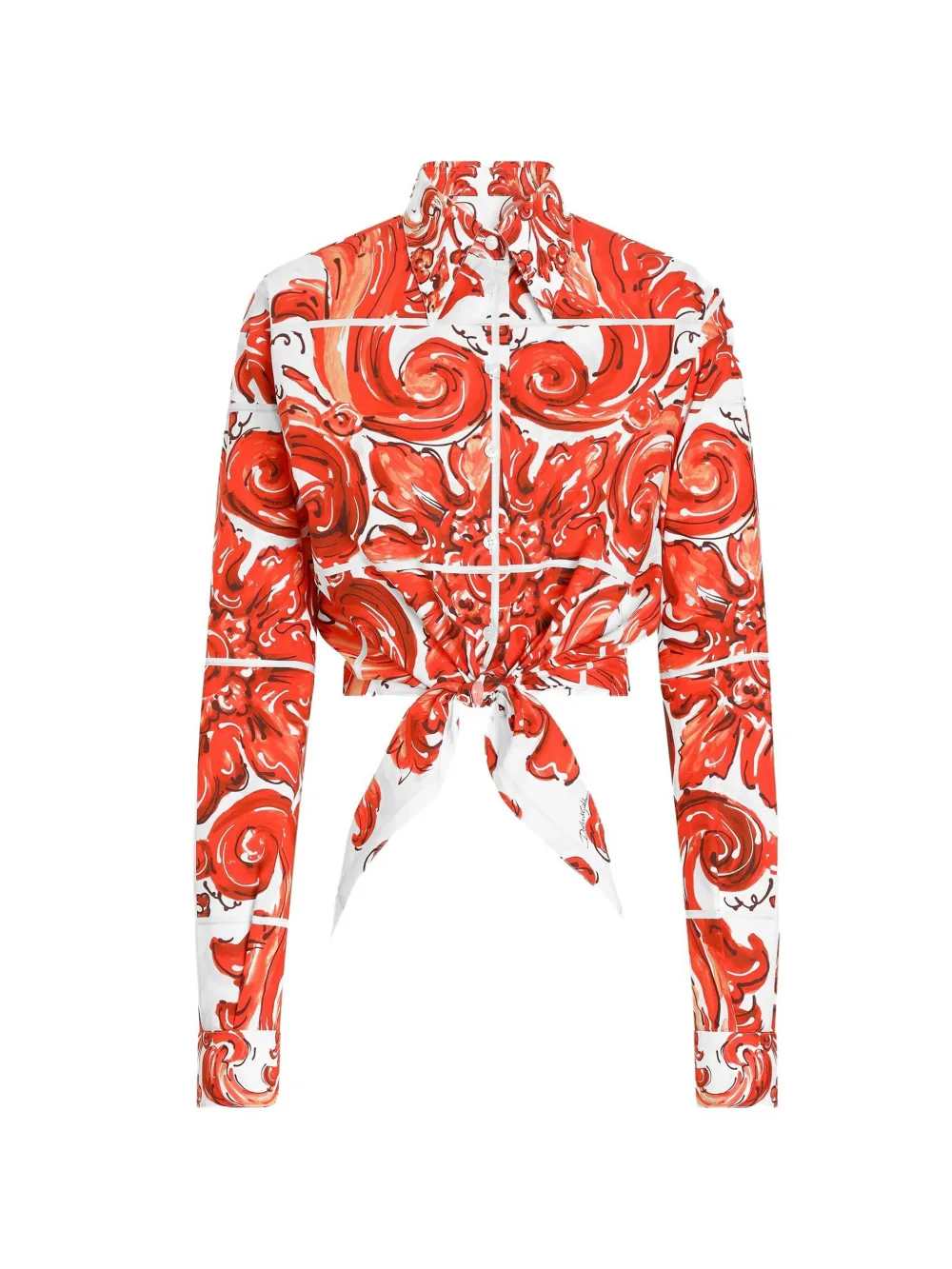 Dolce & Gabbana Women Majolica Print Shirt