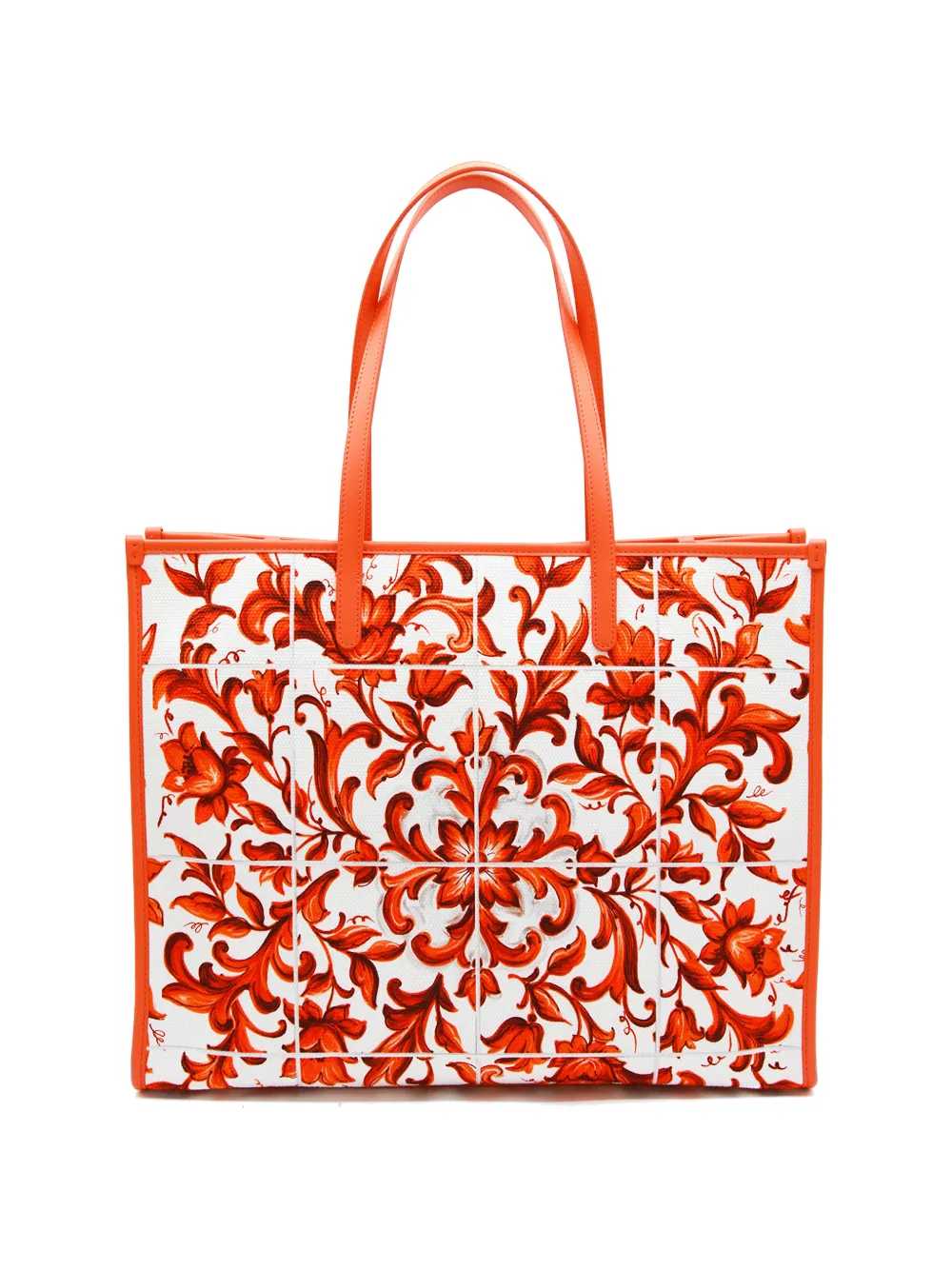 Dolce & Gabbana Women Majolica Print Tote Bag