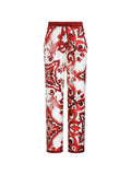 Dolce & Gabbana Men Twill Vanity Trousers With Majolica Print
