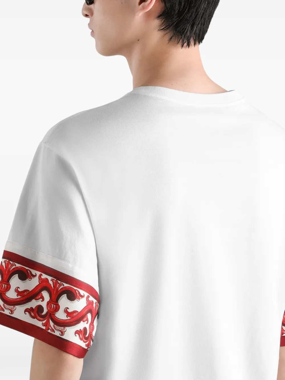 Dolce & Gabbana Men Majolica Print T-Shirt