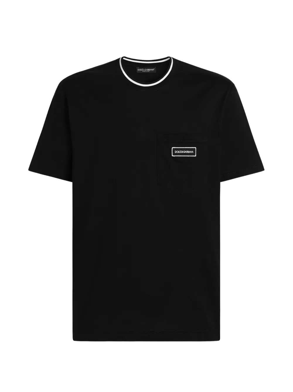 Dolce & Gabbana Men Cotton T-Shirt With Logo