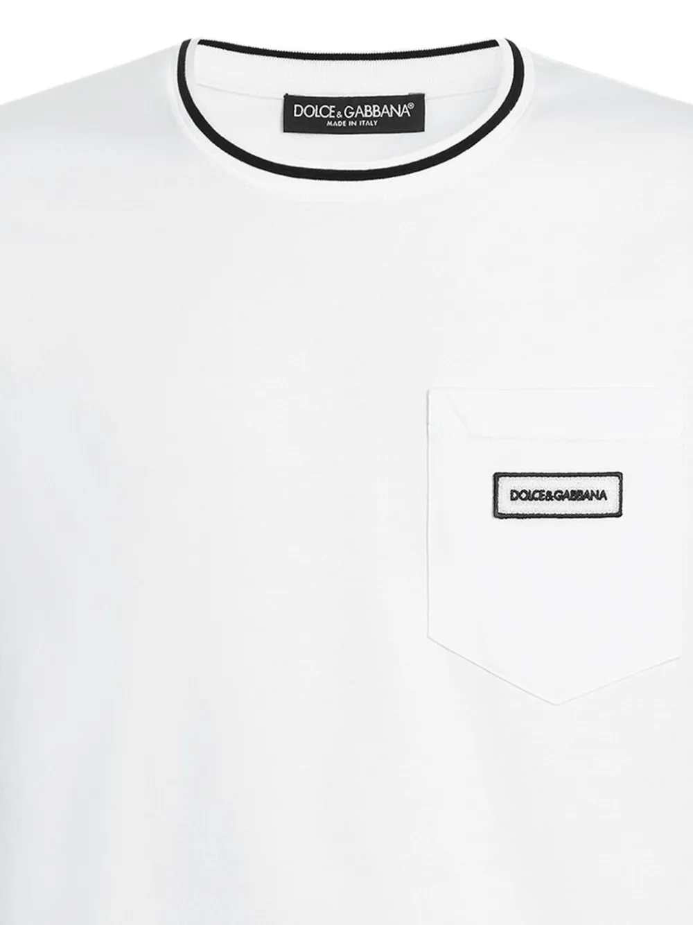 Dolce & Gabbana Men Cotton T-Shirt With Logo