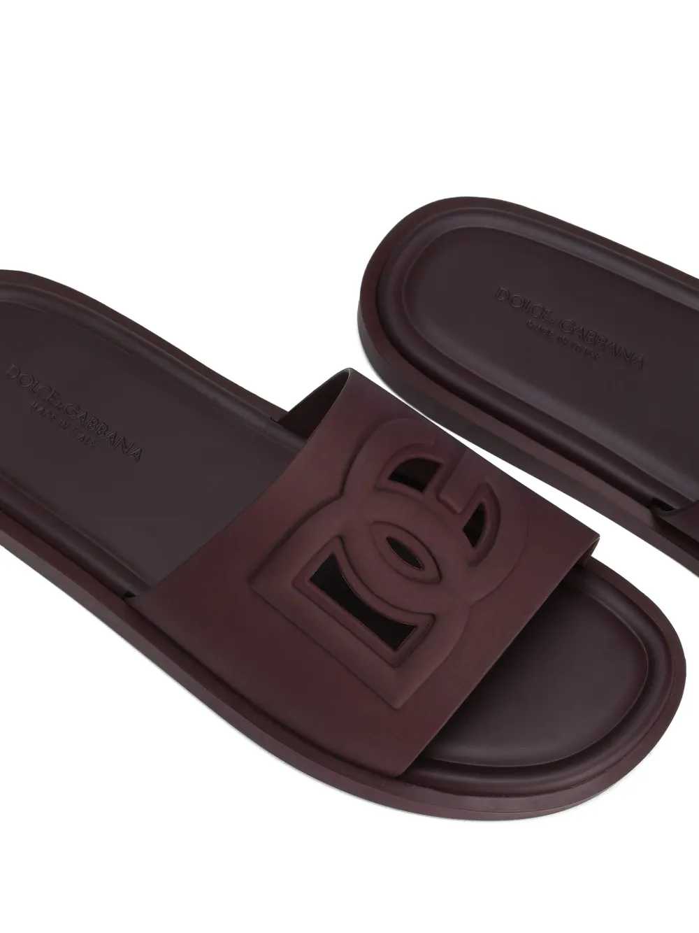 Dolce & Gabbana Men Logo Slide Sandals