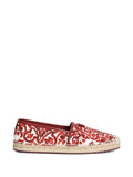 Dolce & Gabbana Men Canvas Espadrilles With Majolica Print