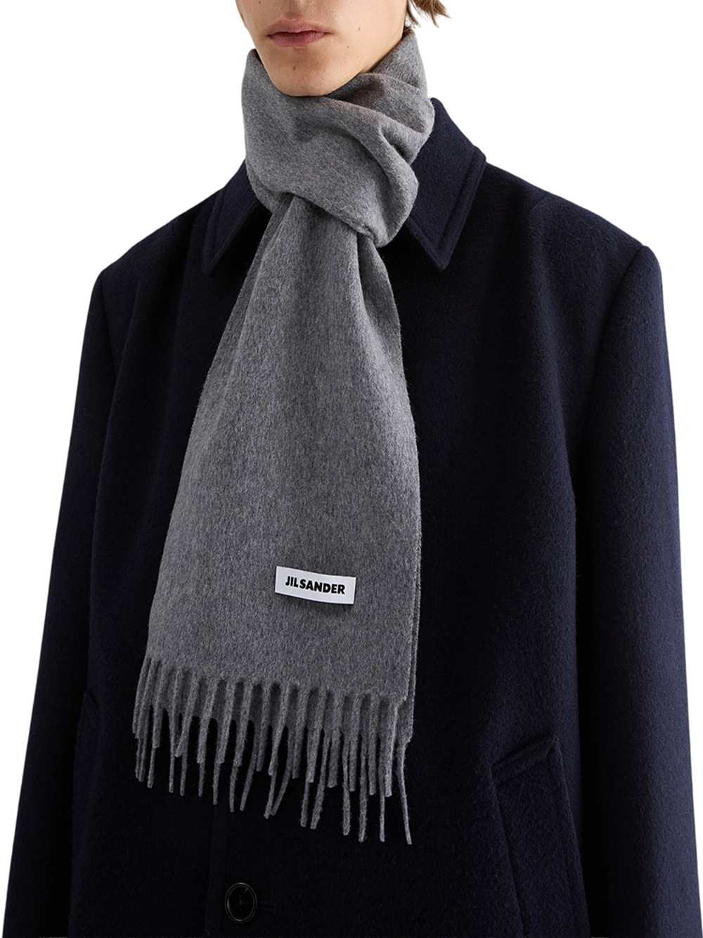 Jil Sander Men Small Wool Scarf