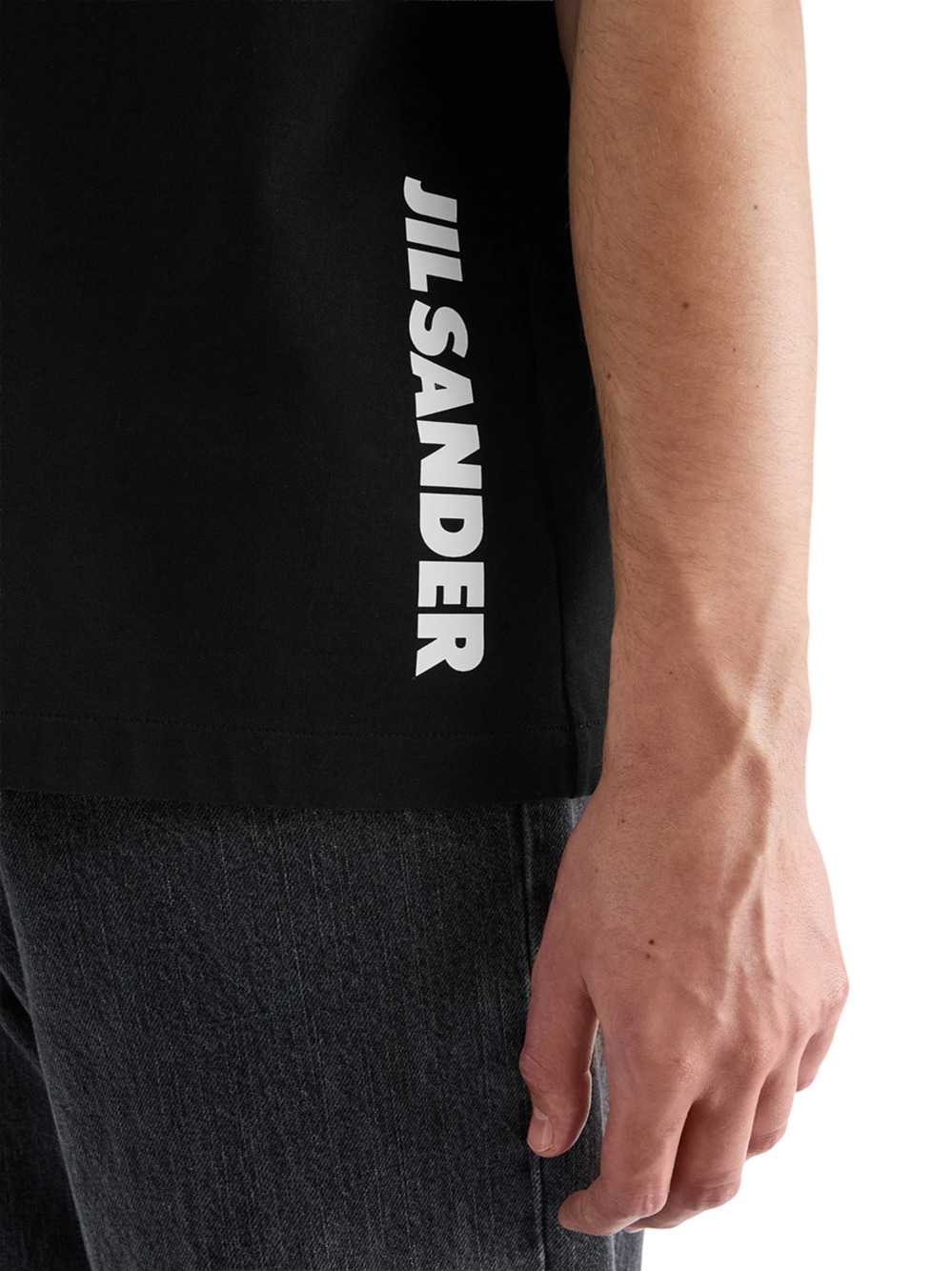 Jil Sander Men Crew-Neck Cotton T-Shirt