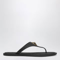 Versace Black Alia Rubber Sandals Women