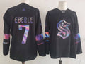 Men's Seattle Kraken Jordan Eberle #7 Black Game jersey