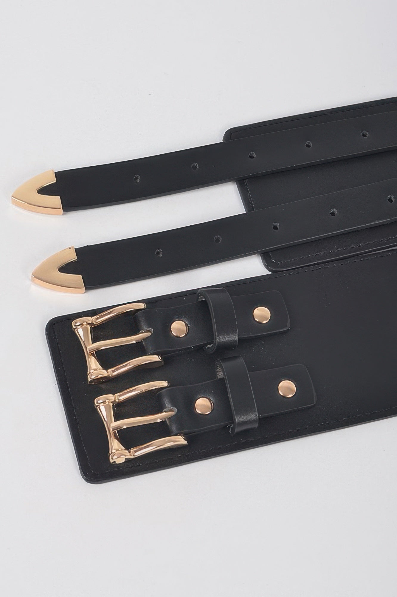 Corset Stretch Belt W Two Buckles