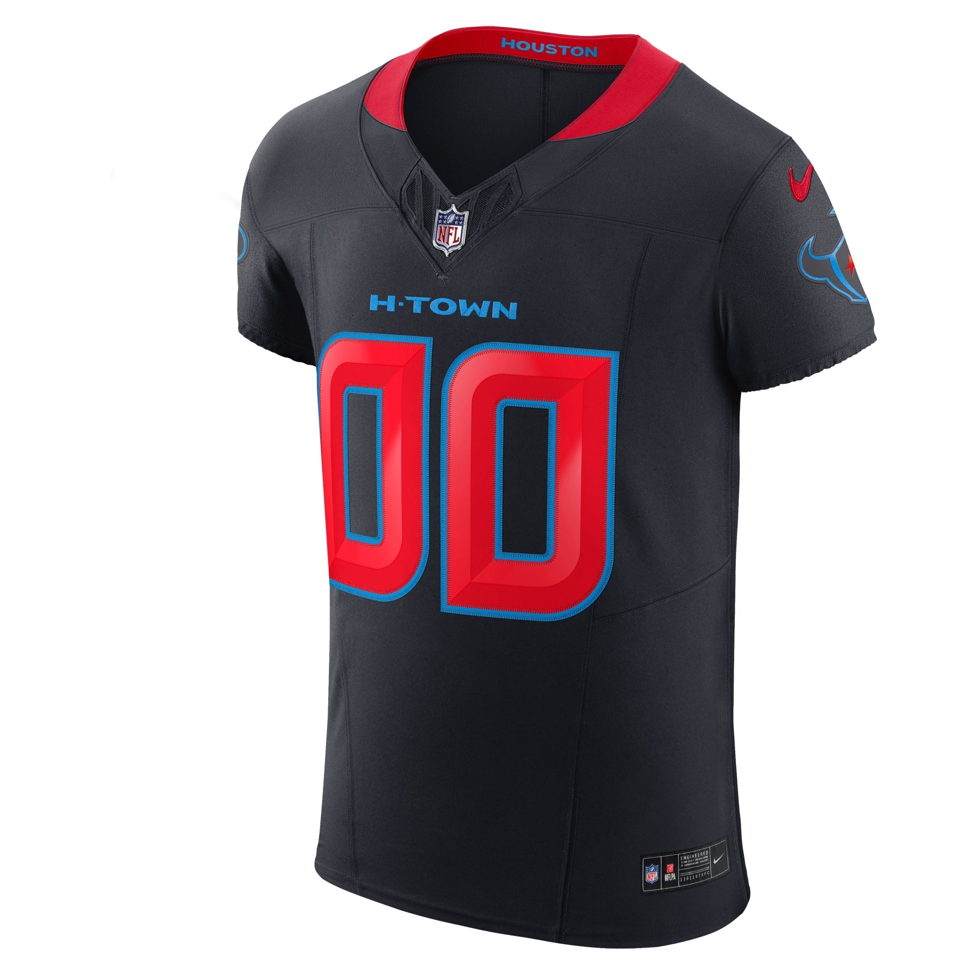 Houston Texans Navy Alternate Vapor F.U.S.E. Elite Custom Jersey