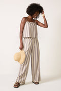 Women's Leah Linen Stripe Pants