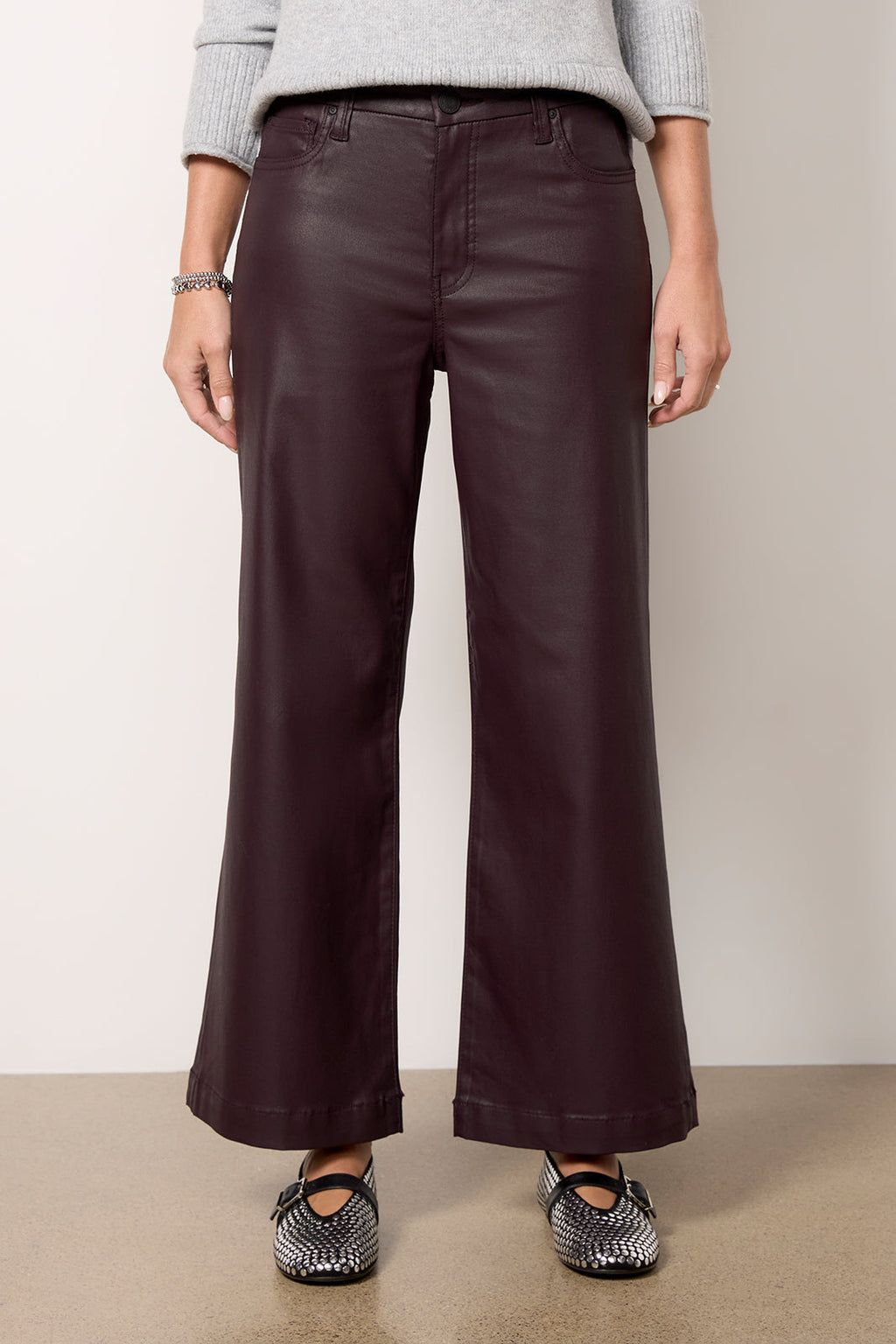 Women's Meg Coated Wide Leg Pants