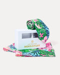 Men's Stuff Tie And Pocket In Multi Party Punch Patch