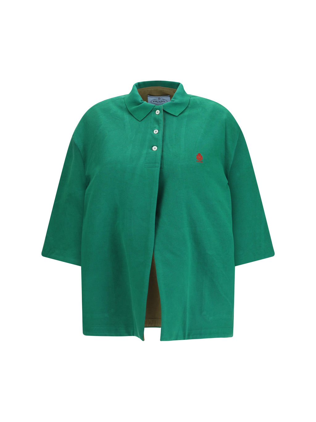 Prada Women Pique Jacket In Pure Cotton