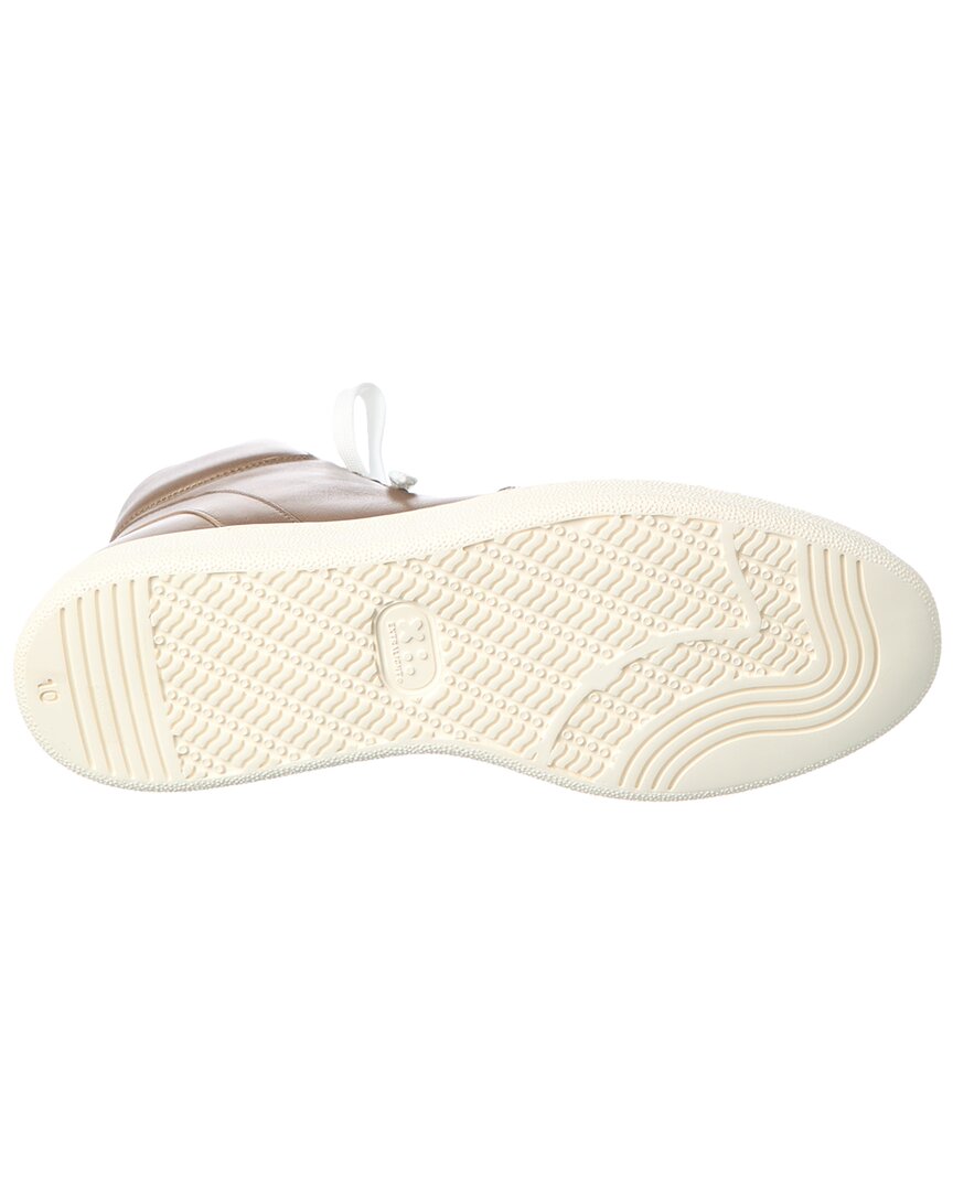 Aquatalia Pete Weatherproof Leather High-Top Sneaker