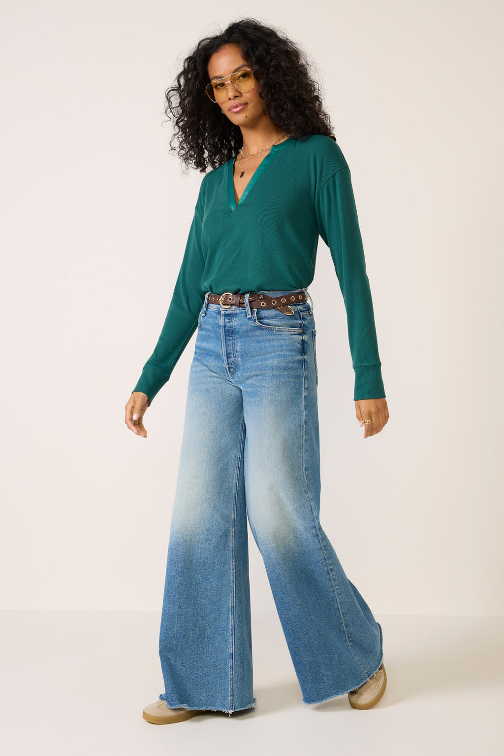 Women's Bex Split Neck Top