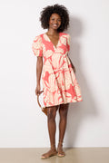 Women's SS V Neck Mini Dress