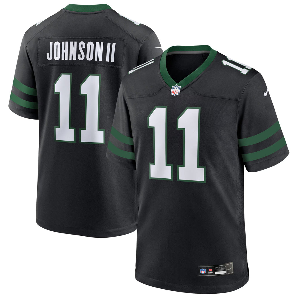 New York Jets Jermaine Johnson II Legacy Black Alternate Game Jersey