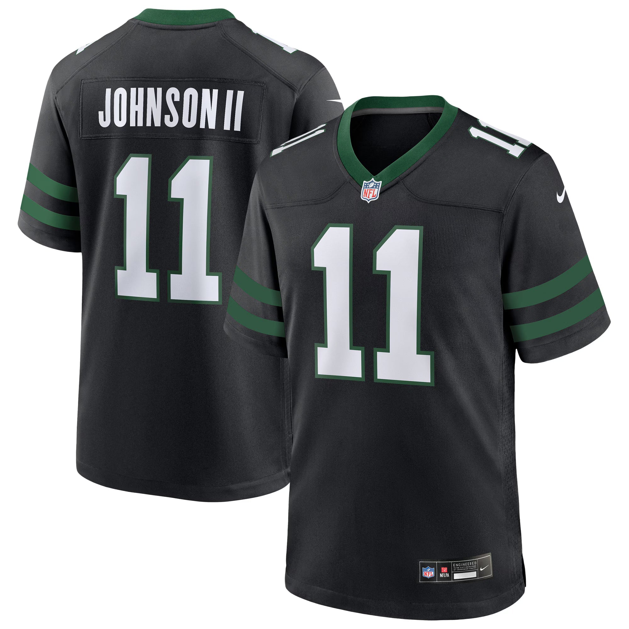 New York Jets Jermaine Johnson II Legacy Black Alternate Game Jersey