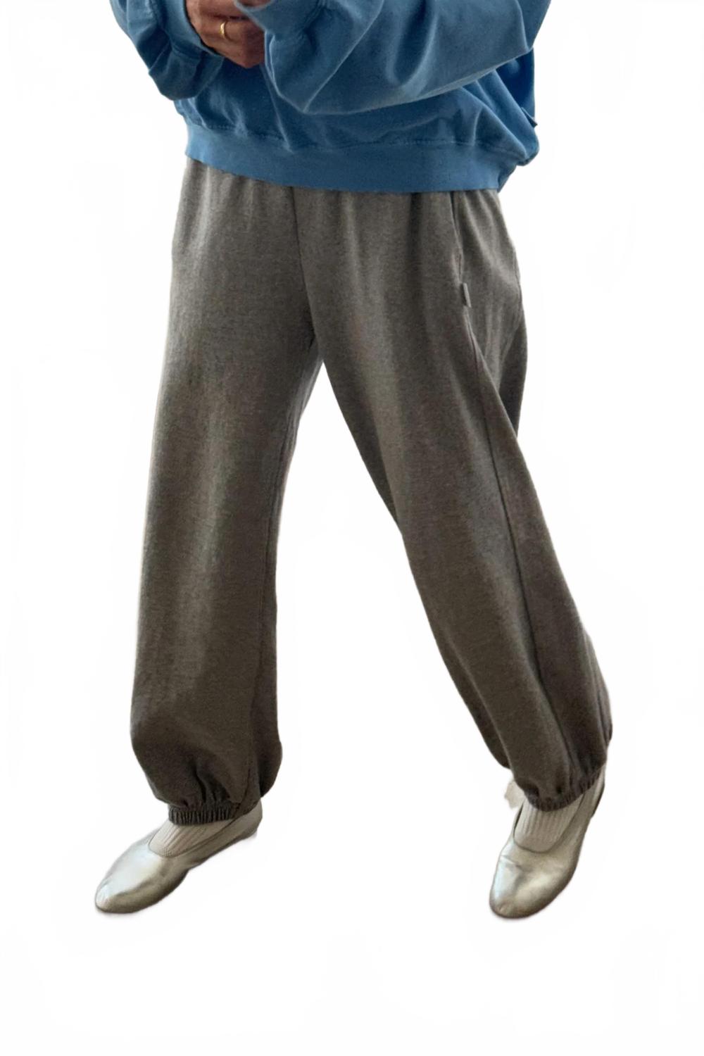 Women's Balloon Pants In Heather Gray