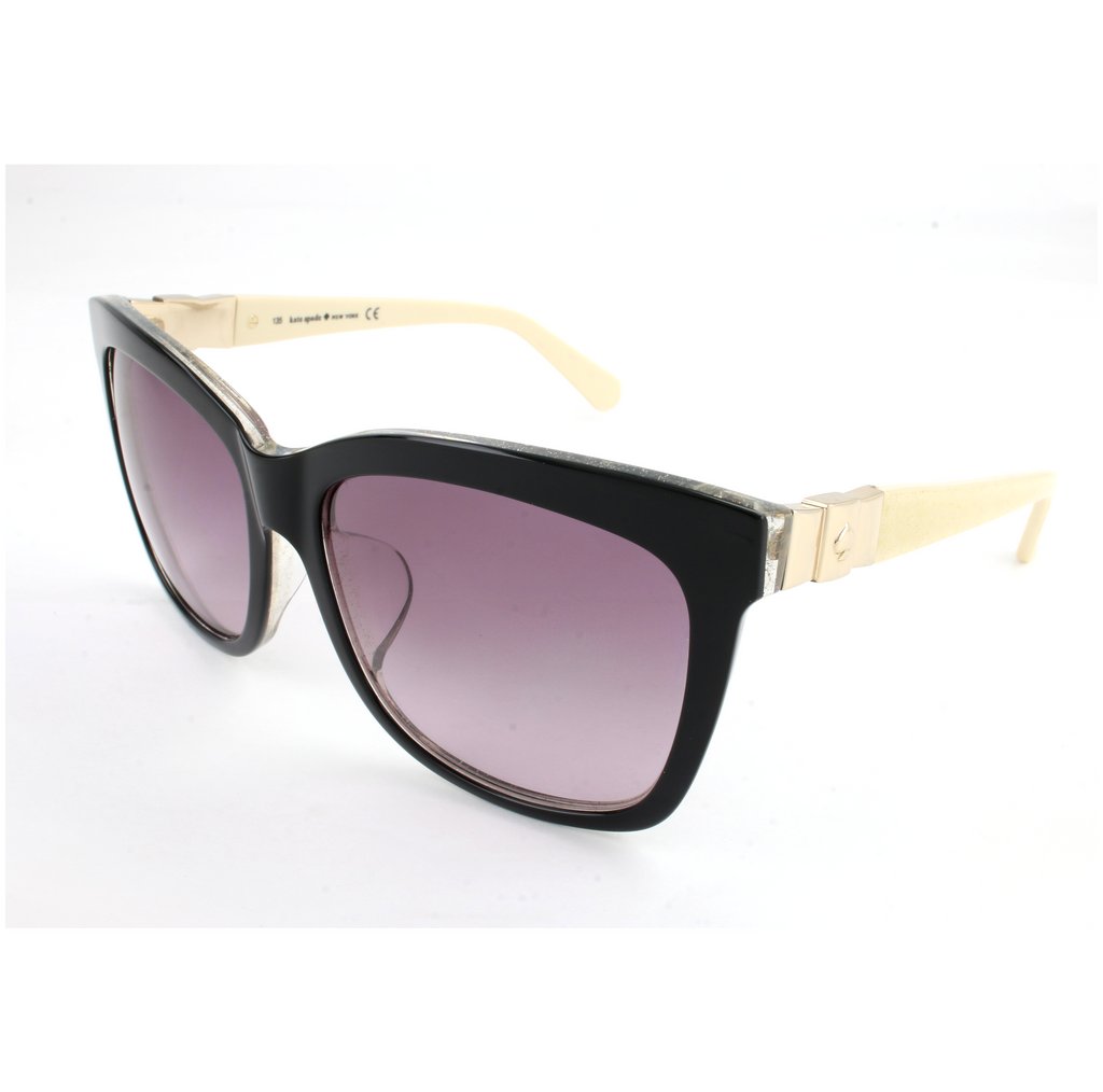 Kate Spade Women's 56 mm Black Sunglasses