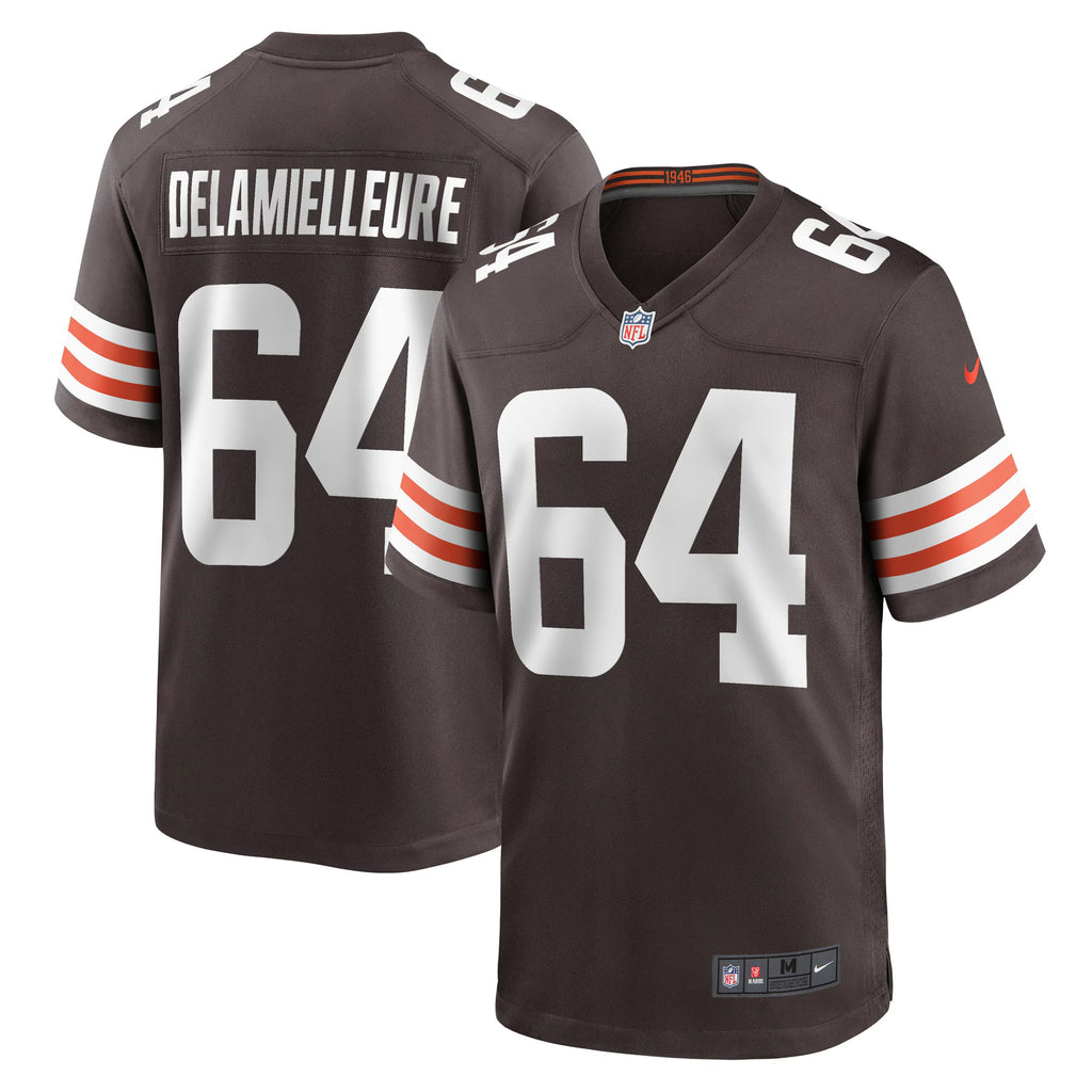 Cleveland Browns Joe DeLamielleure Brown Game Retired Player Jersey