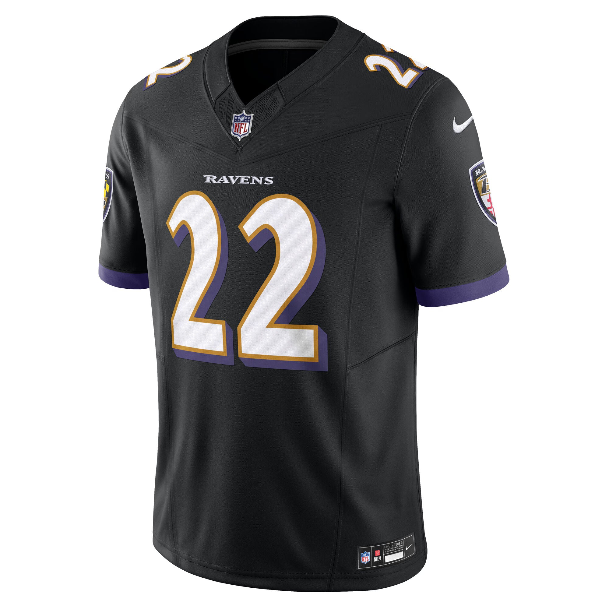 Baltimore Ravens Derrick Henry Black Vapor F.U.S.E. Limited Jersey