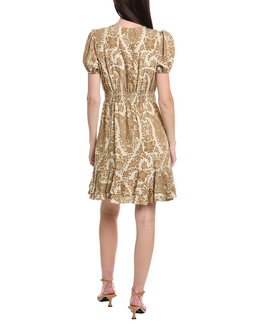 Maison Tara Printed Marrakesh Short Sleeve Mini Dress