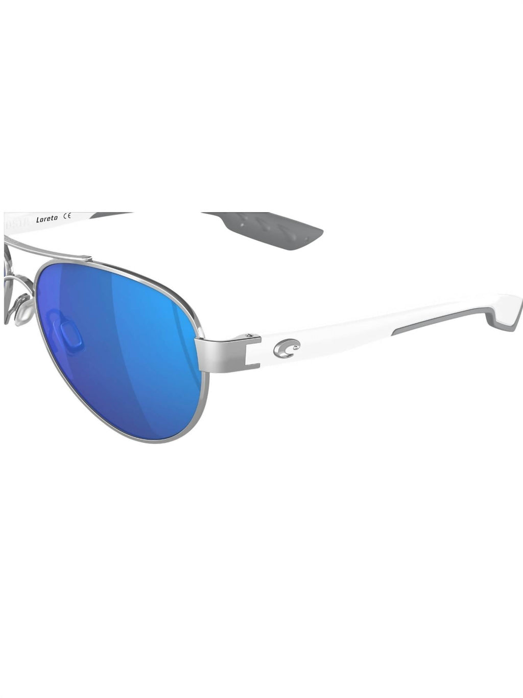 Women's Loreto Sunglasses In Palladium Gray/blue Mirro